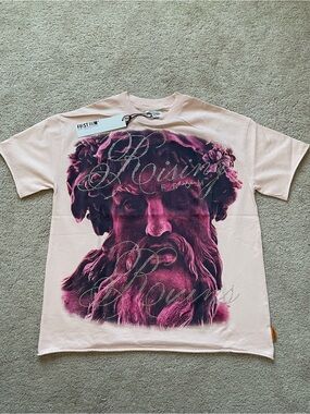 First Row Graphic Storyline Tee in Light Pink